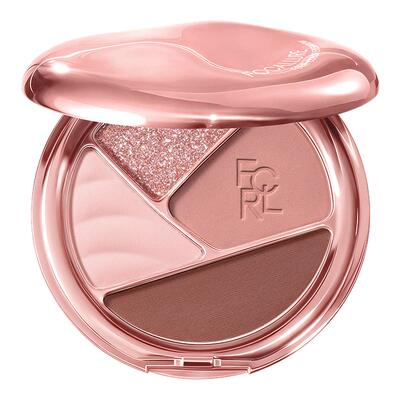 菲鹿儿四色眼影大地色珠哑光爆闪亮片卧蚕腮红日常淡妆多色正品女