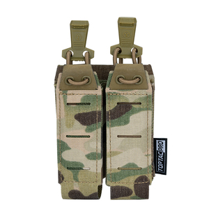 拓塔克 9mm双联molle弹夹包多功能工具腰包战术快拔套原品消光