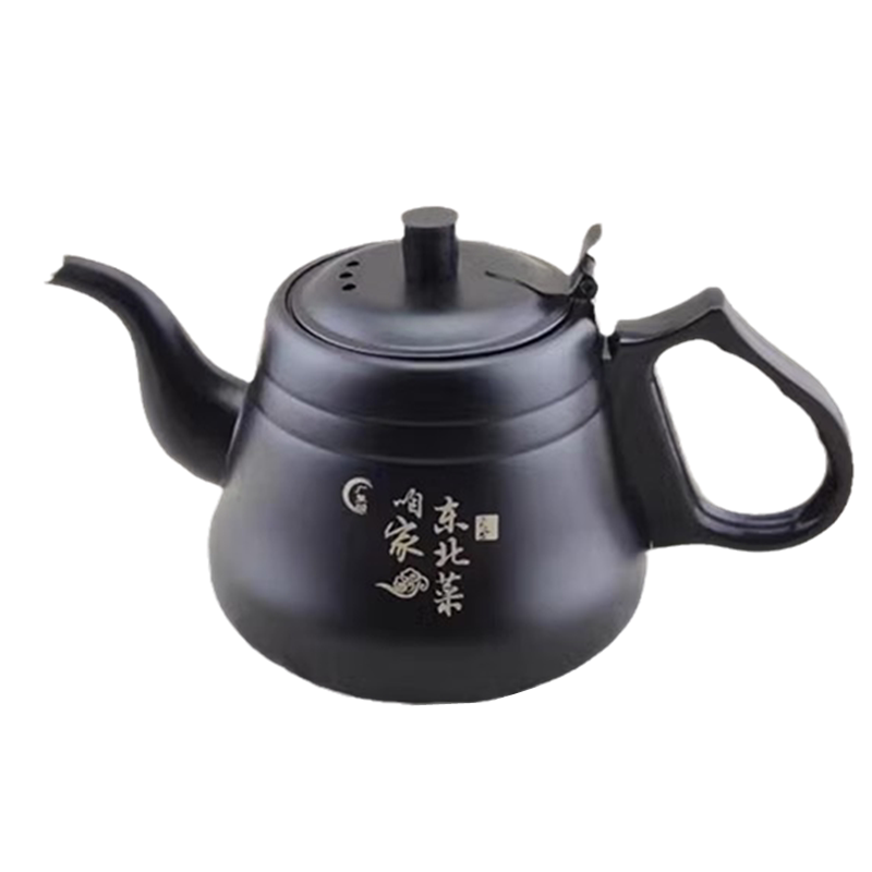 加厚不锈钢茶壶带滤网饭店古典