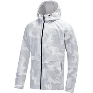 特步运动风衣男2026春季新款训练健身梭织连帽外套976129160173