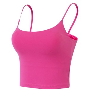 岚纹一体式瑜伽背心女美背吊带文胸普拉提防震健身服运动内衣夏季