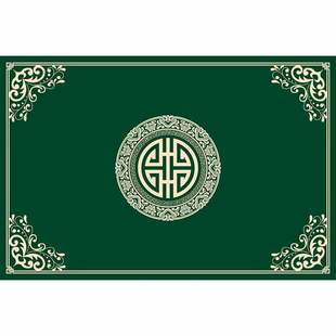 踏福入户门地垫创意进门门口室内加厚防滑绿色地毯冬可定制尺寸