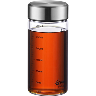 中药分装瓶耐高温玻璃密封罐食品级装中药的容器瓶子储存罐中药杯