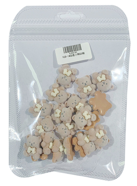 美甲新款可爱植绒小熊兔兔饰品