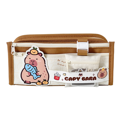 高颜值卡皮巴拉笔袋多层大容量