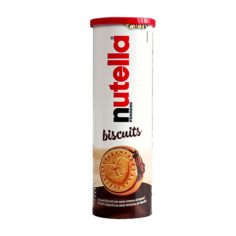 费列罗nutella能多益巧克力夹心榛子可可酱饼干罐装进口食品零食