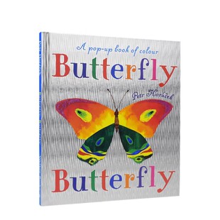 Butterfly Butterfly A Book of Colors Petr Horacek蝴蝶蝴蝶在哪里幼儿认知立体书 儿童英语绘本早教启蒙3-6岁 英文原版进口图书