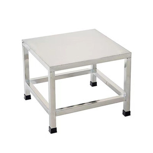 定制不锈钢置物架厨房托架花盆米面加高底座家用车间收纳承重架