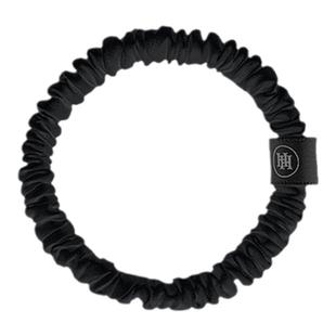 highholly真丝大肠发圈小号高级感头花22姆桑蚕丝发绳皮筋女黑色