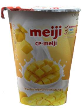 代购正品 国外进口 MEIJI/明治芒果味低脂乳酪/酸奶 两个