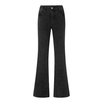 MOUSSY 2026早春新品复古丹宁风辣妹通勤微喇牛仔裤028JSA12-1001