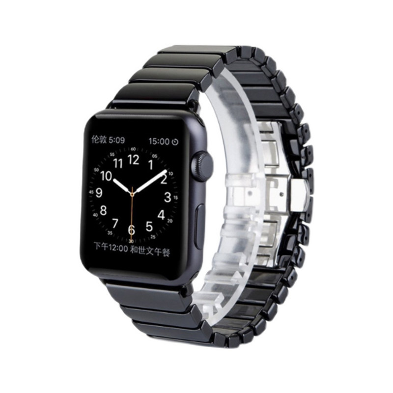 iwatch表带陶瓷applewatchSE2苹果手表s7表带S6 S8 Ultra高级腕带