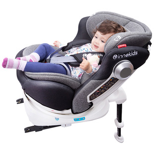innokids儿童安全座椅0-4-12岁汽车用婴儿宝宝车载360度旋转智能