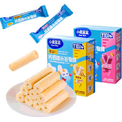 小鹿蓝蓝婴标钙奶强化维生谷物棒