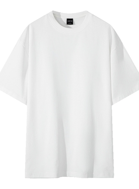 LiLbetter310g重磅纯色t恤百搭男装高级感纯棉半截袖夏季街头短袖