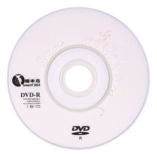 啄木鸟8CM小空白光盘DVD-R刻录盘 10P桶装光碟3寸小光盘 摄像机用