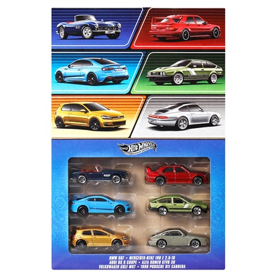 风火轮JBY78合金车模6辆装