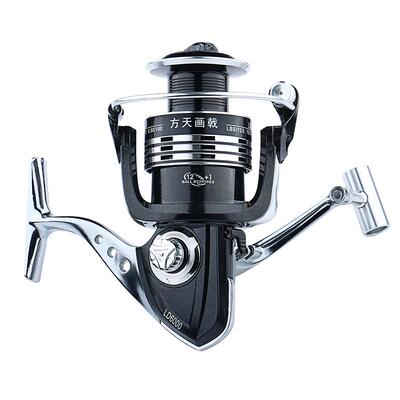 全金属头鱼线轮纺车轮远投路亚轮