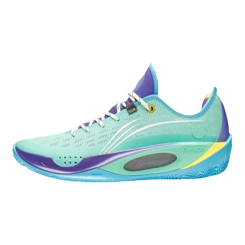 李宁 韦德之道808二代减震防滑实战耐磨男子低帮篮球鞋 ABPS037-5