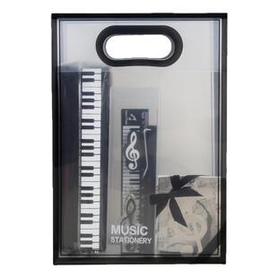 钢琴笔袋套装小学生乐器铅笔书签文具礼盒元旦活动伴手礼音乐礼品