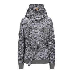 碧海潮生【刺客•灰迷彩】秋冬新款原创中国风国潮套头连帽卫衣