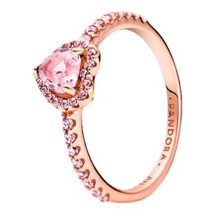 Pandora潘多拉恒耀甜心戒指玫瑰金色爱心甜美礼物