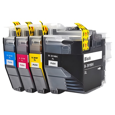 适用兄弟LC3919BK墨盒MFC-J3930DW J3530DW J2330DW 2730 brother喷墨彩色打印机复印扫描一体机原装XLBK墨水