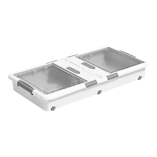 日本床底收纳箱带滑轮放床下大容量超大扁平抽屉式透明储物收纳盒