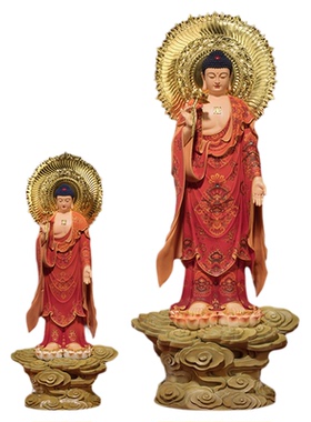 太铜《阿弥陀佛》摆件