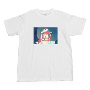 David Bowie大卫鲍伊绿日blur绿洲万青披头士摇滚乐队白长短袖t恤