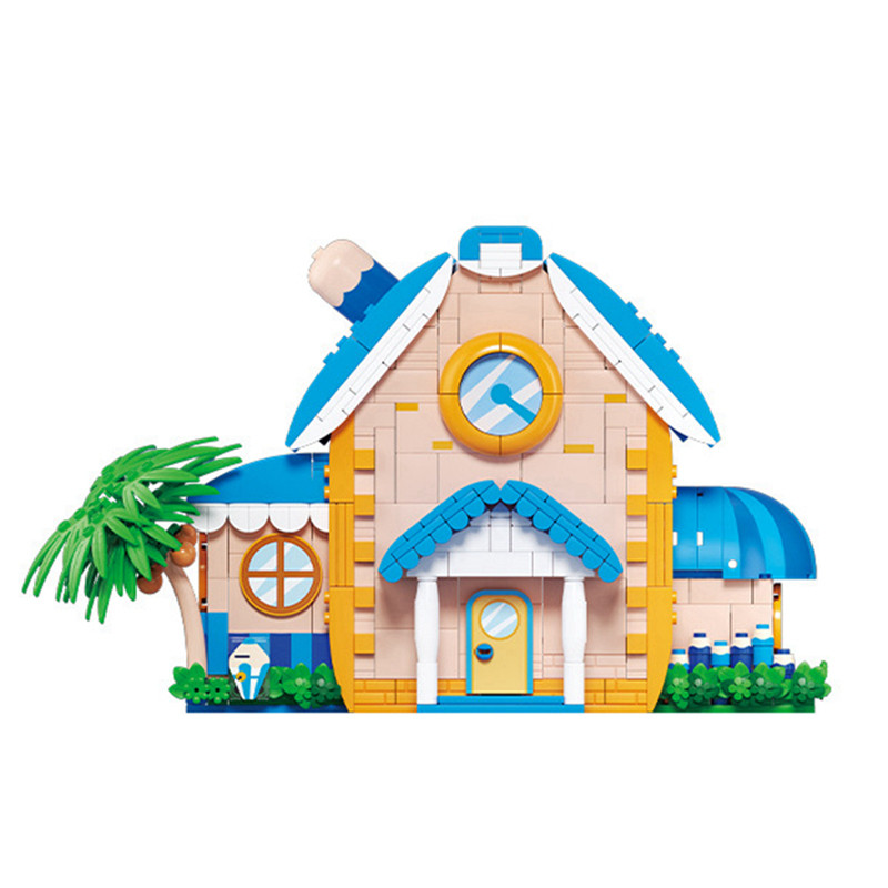 喜羊羊与灰太狼小屋拼装积木玩具