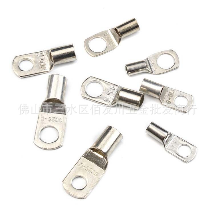 60pcs/盒sc系列窥口铜接线端子铜镀锡盒装Terminals SC6-6 SC25-8