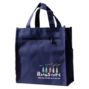 学生补课手提袋饭盒包帆布小手拎包男女士包袋零食包儿童画笔袋子