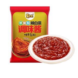 昊苹果梨辣白菜调味酱400g延边朝鲜韩式泡菜腌制料袋装调料调味料