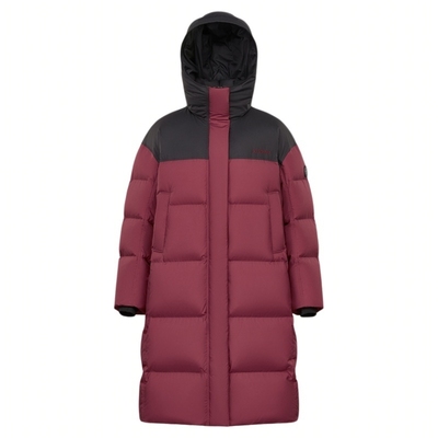 波司登情侣款羽绒服撞色外套潮流