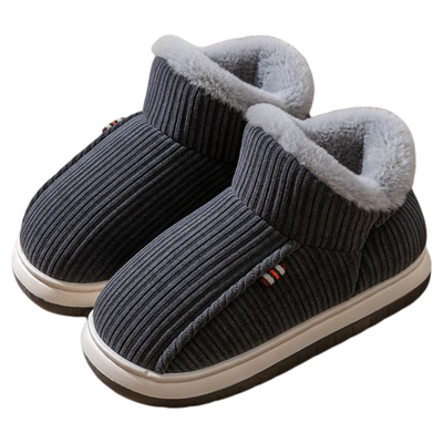 冬季情侣款加绒加厚包跟棉鞋