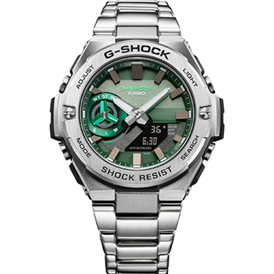 卡西欧钢铁之心太阳能蓝牙男手表