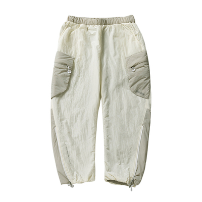 防泼水工艺，脚口拉链设计