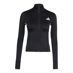 Adidas/阿迪达斯正品2026春季款女士日常立领印花修身外套KB7843
