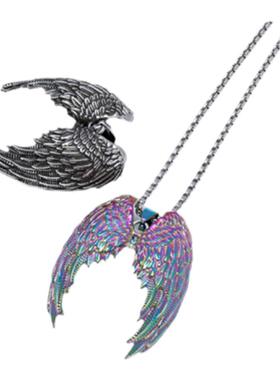 YUSTUDIO钛钢方珠链情侣淬火工艺