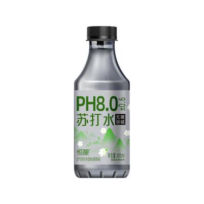 茉莉花味苏打水300ml/瓶无汽解渴饮用水0糖0脂弱碱性饮料