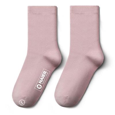 耐尔抗菌透气不起球白色袜子