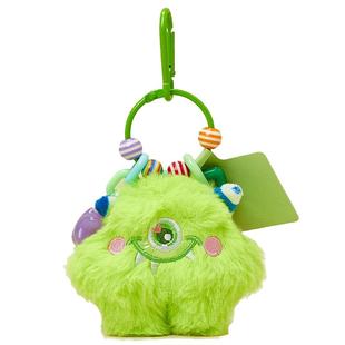 小怪兽绿色毛绒公仔玩偶书包背包挂件可爱汽车钥匙扣链挂饰品礼物