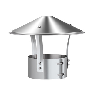 不锈钢烟囱防风防雨帽304农村屋顶排气管土灶壁炉排烟管罩烟筒盖