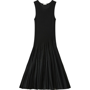 播商场同款优雅气质无袖连衣裙女秋冬新款通勤裙子BDS4LD3134