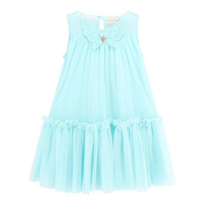 女童夏季无袖连衣裙无袖公主裙