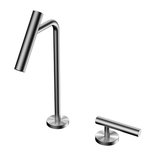 德希顿209分体式面盆冷热水龙头岛台嵌入墙出洗脸盆浴缸双孔极简