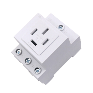 正泰模数化插座380V伏导轨安装电源AC30-448机床三相四线四相16A