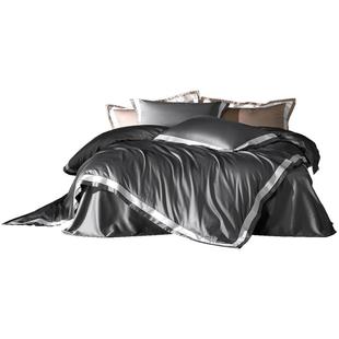 罗莱罗莱家纺120S匹马棉四件套床单被套纯棉全棉高支轻奢1.8m双人