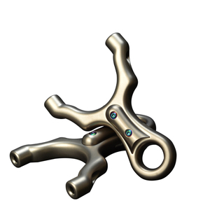 聚义正品钛合金扁皮顶卡球虎顶弹弓户外竞技高精度成人大威力弹弓